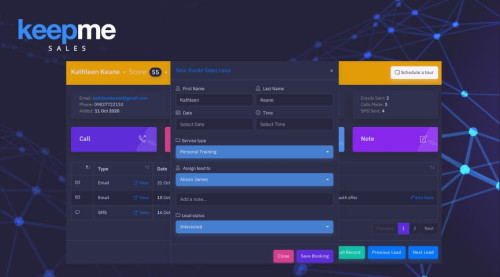 Manage your club’s inside sales with Keepme Sales