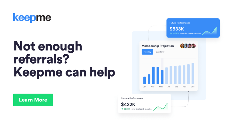 Not enough referrals? Keepme can help